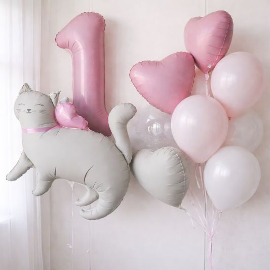 Композиция из шаров на годик